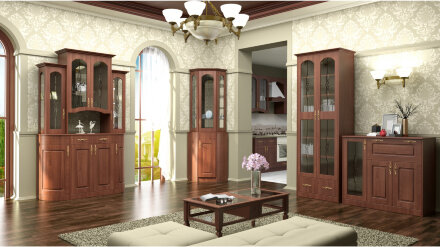 Шкаф многоцелевой 2-х дверный Венеция В-7 